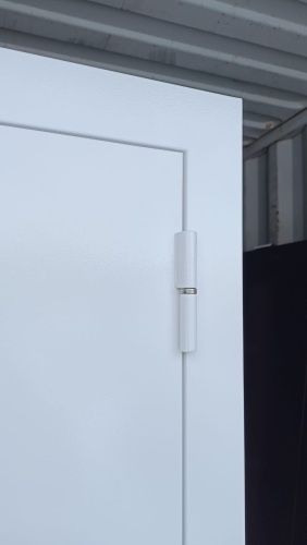 Белая входная дверь Z-1 White 1900мм металл-металл фото 11